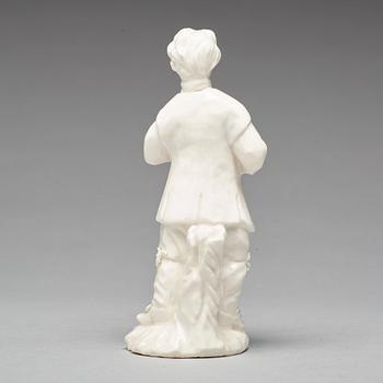 FIGURIN, mjukt porslin. Marieberg, 1700-tal.