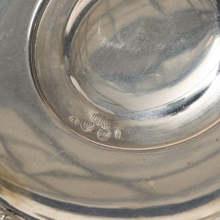 A seven piece silver coffee set, Germany.
