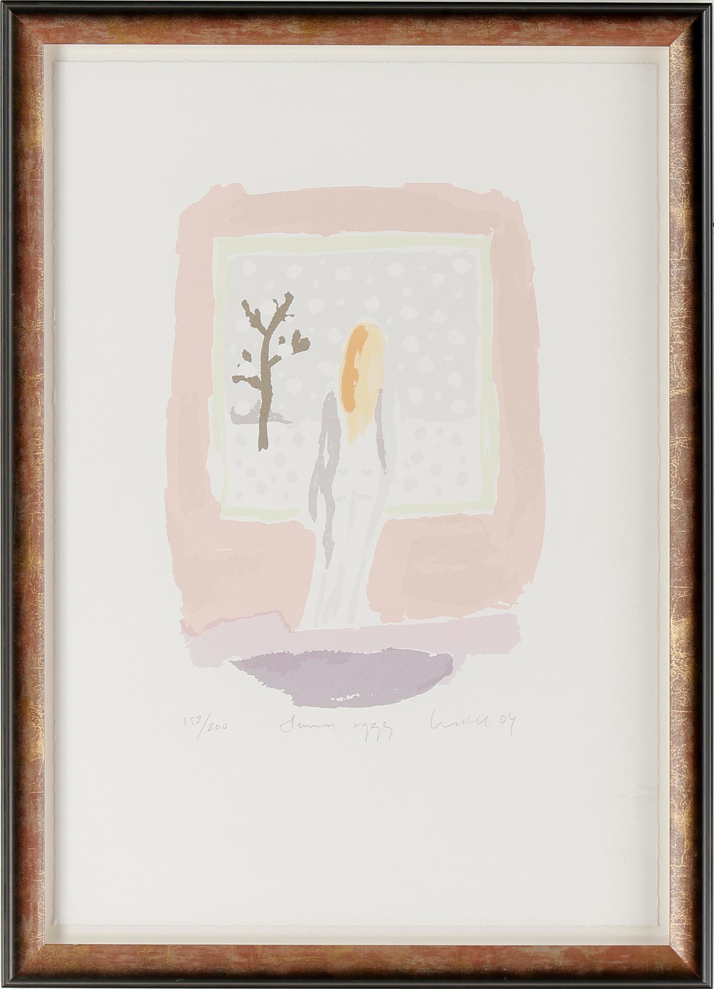 ULF LUNDELL, serigrafi, signerad och daterad 04, 152/200.
