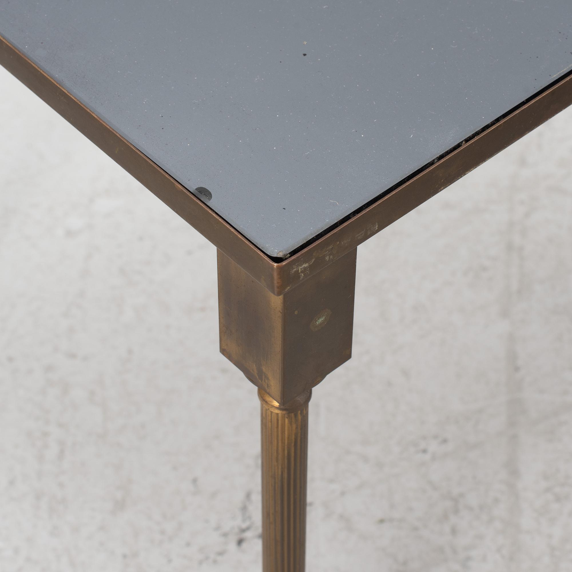 A three.piece nesting table, second half of the 20th century.