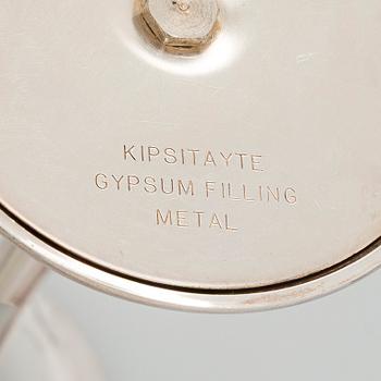 Tapio Wirkkala, ljusstakar, 2 st, silver, "Trumpetti", Kultakeskus, Tavastehus 1989-1994.