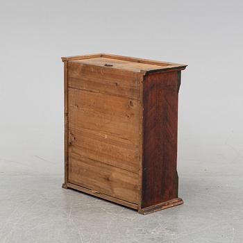 A Swedish hanging cabinet, mid or second half of the 19th century.