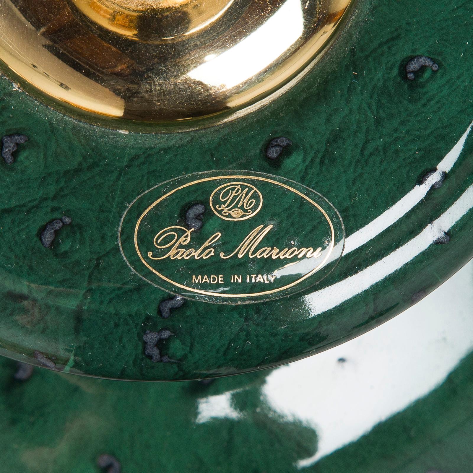 Paolo Maroni, bordlampor, ett par, Italien 1900-talets slut.