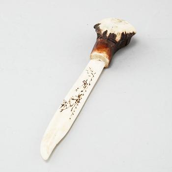 Seven sami objects, i.a letter openers, first half of the 20th century.