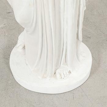 A plaster statue of Erato modern copy.