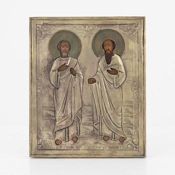 Icon, Russia, 19th century, Peter and Paul.
