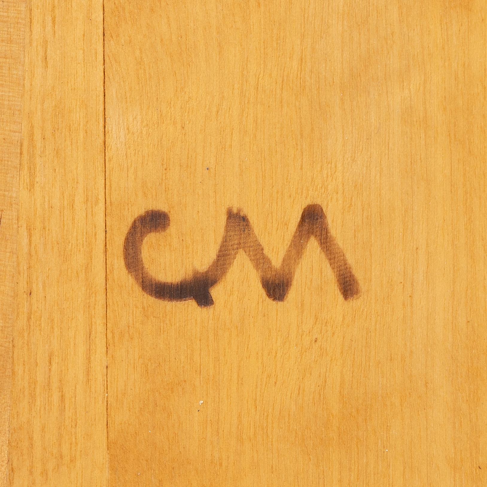 Carl Malmsten, long case clock, 'Tidlösa', late 20th century.