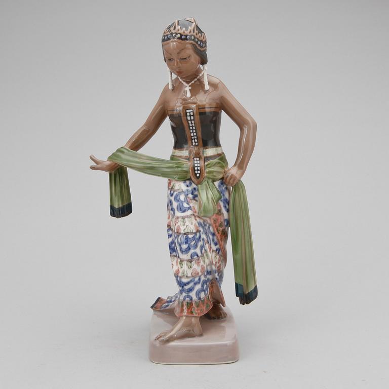 FIGURIN, porslin, Dahl Jensen, Danmark.