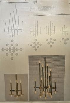 Hans-Agne Jakobsson, a pair of "Klerk" ceiling lamps model "C 2731/13", Hans-Agne Jakobsson AB, Markaryd.