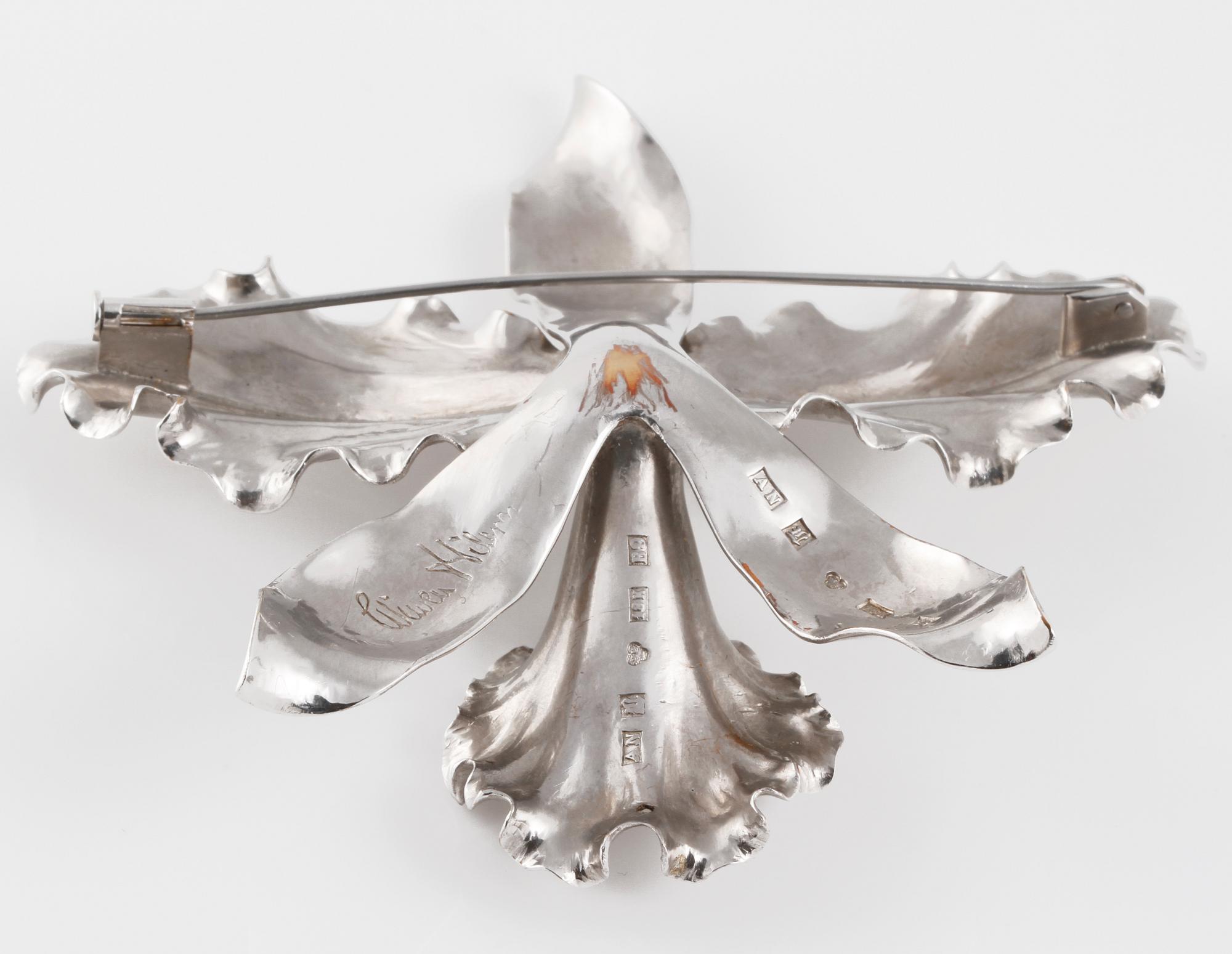 BROSCH, silver, Wiwen Nilsson, Lund, 1952. Vikt 39,8 gram.