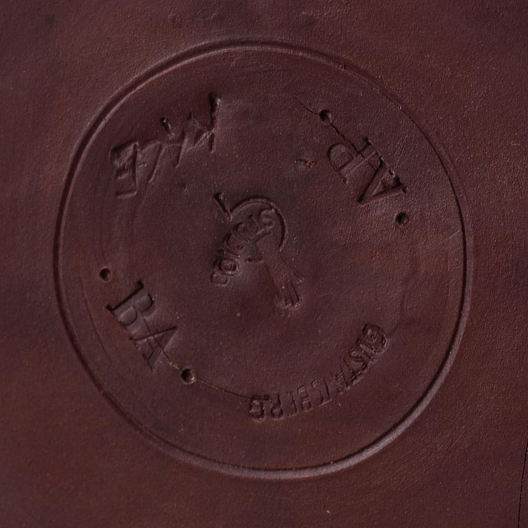Wilhelm Kåge, urna med lock, "Farsta", Gustavsbergs studio 1950-tal.