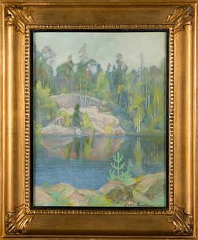 Gabriel Engberg, Forest pond.
