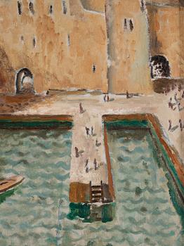 Xan Krohn, The Harbor in Ragusa (Dubrovnik).