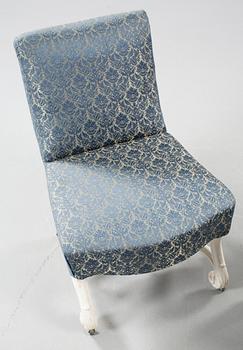 FÅTÖLJER, ett par, troligen Stenberg & Berntson Göteborg, 1800-talets andra hälft.