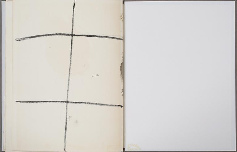 ANTONI TÀPIES, "Derriere le miroir", innehållande 9 färglitografier, signerad och numrerad 114/150.