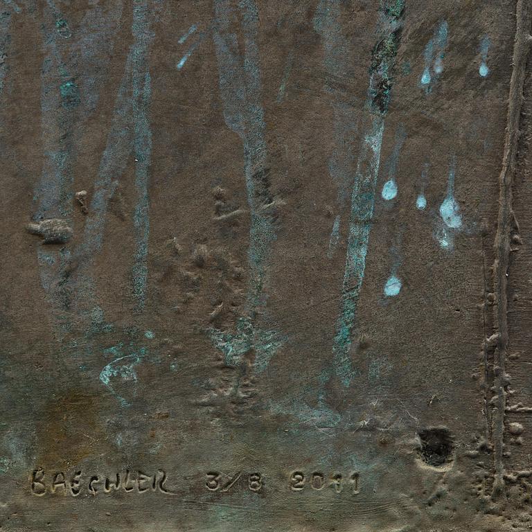 Donald Baechler, "Man with Hat".