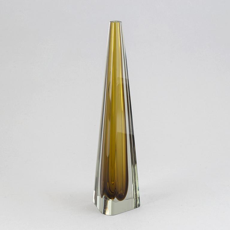 Kaj Franck, glass sculpture, Nuutajärvi/Notsjö, signed and dated - 62.