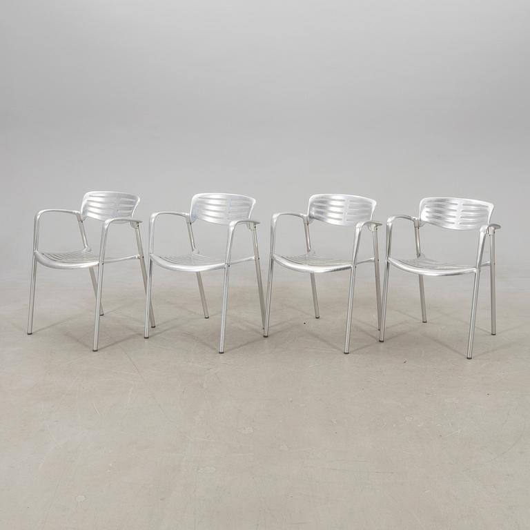 Jorge Pensi, four "Toledo" chairs for Amat-3 Spain.