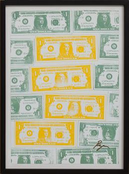 RICHARD RYAN, monoprint, signerad.