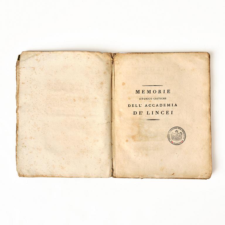 Including letters from Cesi to Galileo.