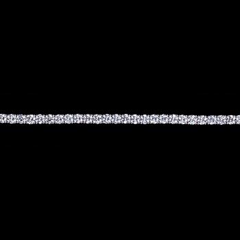 1075. BRACELET, brilliant cut diamond, tot. 8.73 cts.