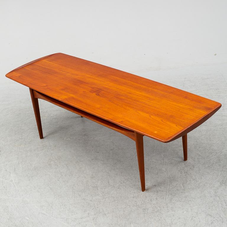 A Tove & Edvard Kindt-Larsen  teak coffee table, France & Son Denmark.