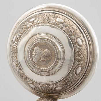 Dryckeskanna, silver, K. Anderson, Stockholm 1905.
