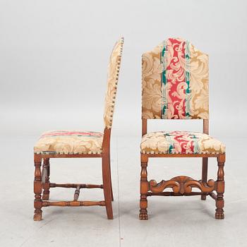 STOLAR, 6 st. Barockstil, 1900-tal. Stolar medföljer.