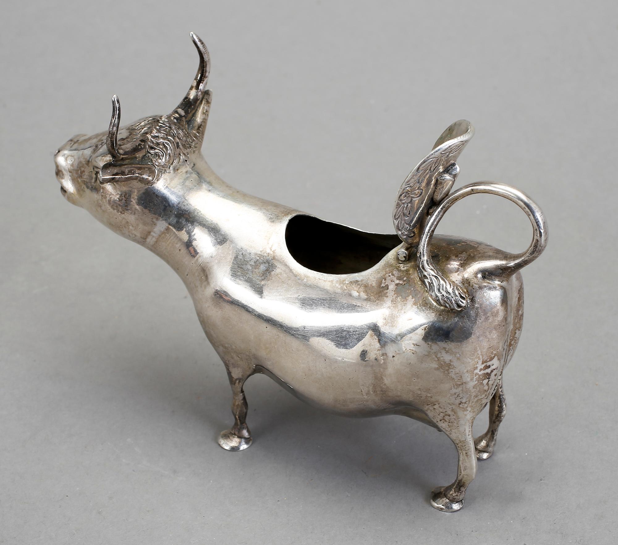 GRÄDDSNIPA, silver, otydliga utländska stämplar,1900-tal. Vikt 125 g.