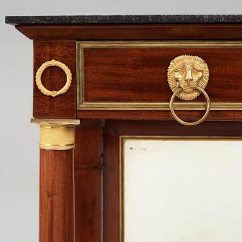 Console desserte, in the manner of Bernard Molitor (1755–1833), France, Empire, beginning of the 19th century.