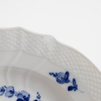 A 104-piece 'Blå blomst' porcelain service, Royal Copenhagen, Denmark.