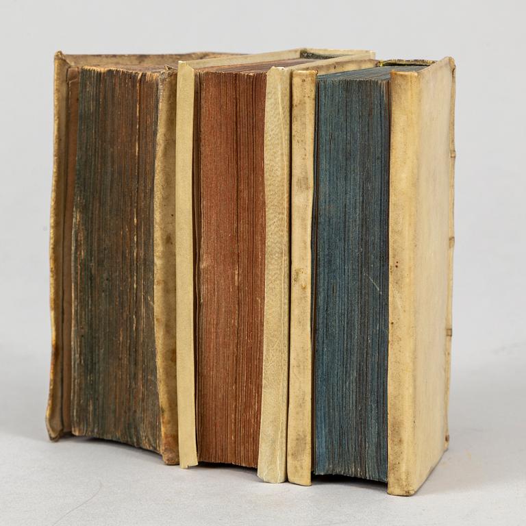 Elzevirs 1626, 1629, 1630 (France, Belgium, Holland, Netherlands) (3 vol).