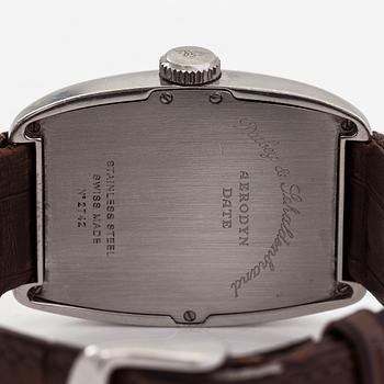 Dubey & Schaldenbrand, Aerodyn, Date, wristwatch, 34 mm.