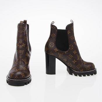 LOUIS VUITTON, "Star Trail", STÖVLETTER, storlek 37.