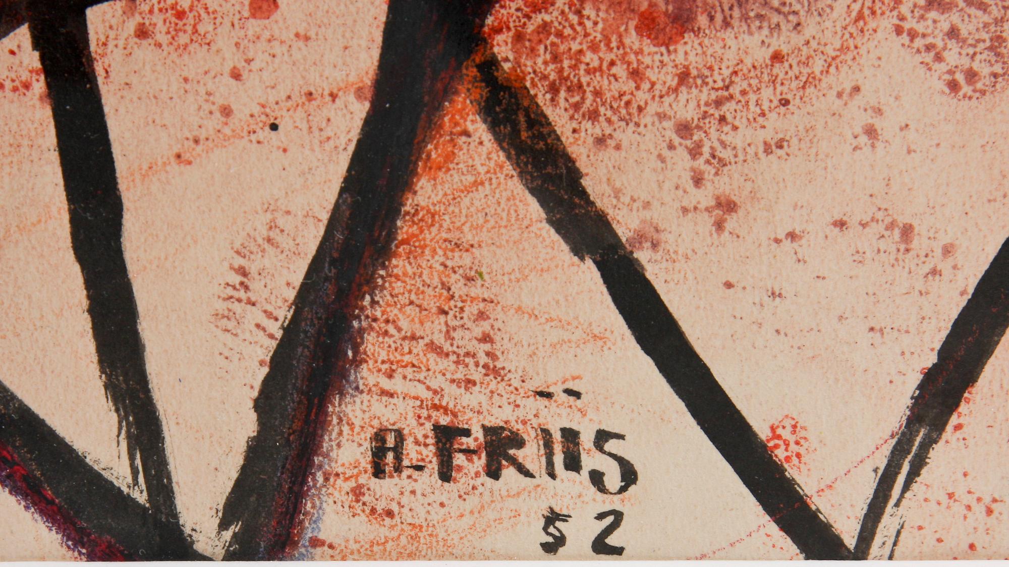 ALLAN FRIIS, blandteknik, sign o dat- 52.