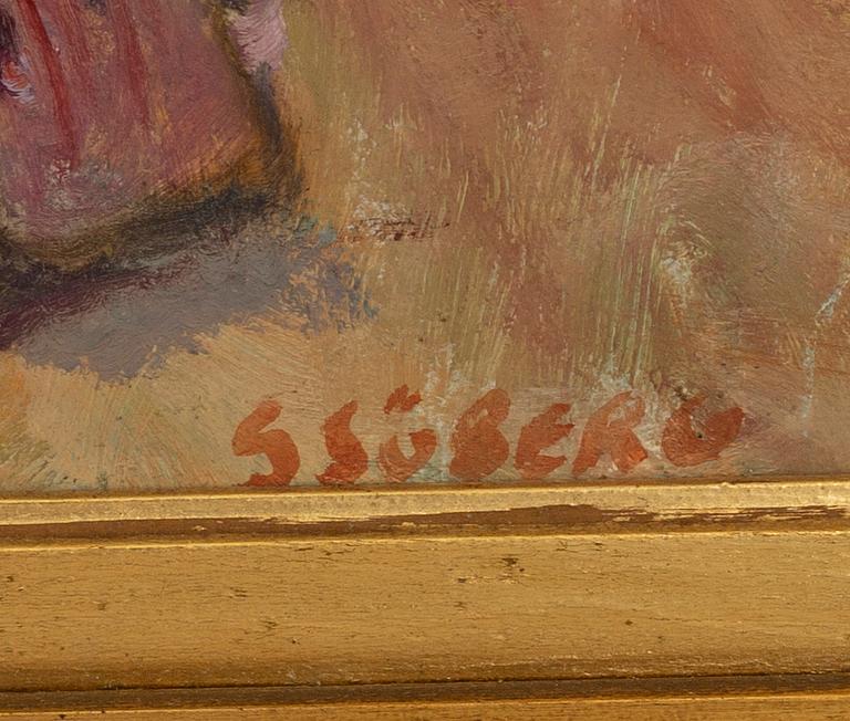 BERTIL SJÖBERG, a signed oil on canvas.