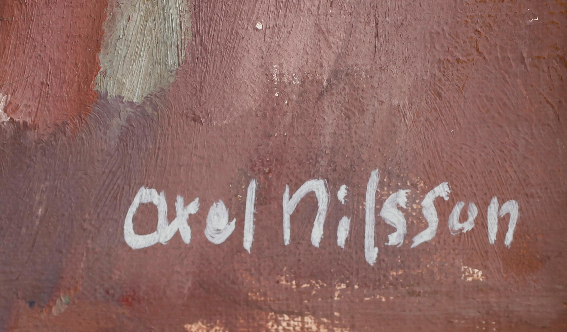 AXEL NILSSON, olja på duk, signerad.