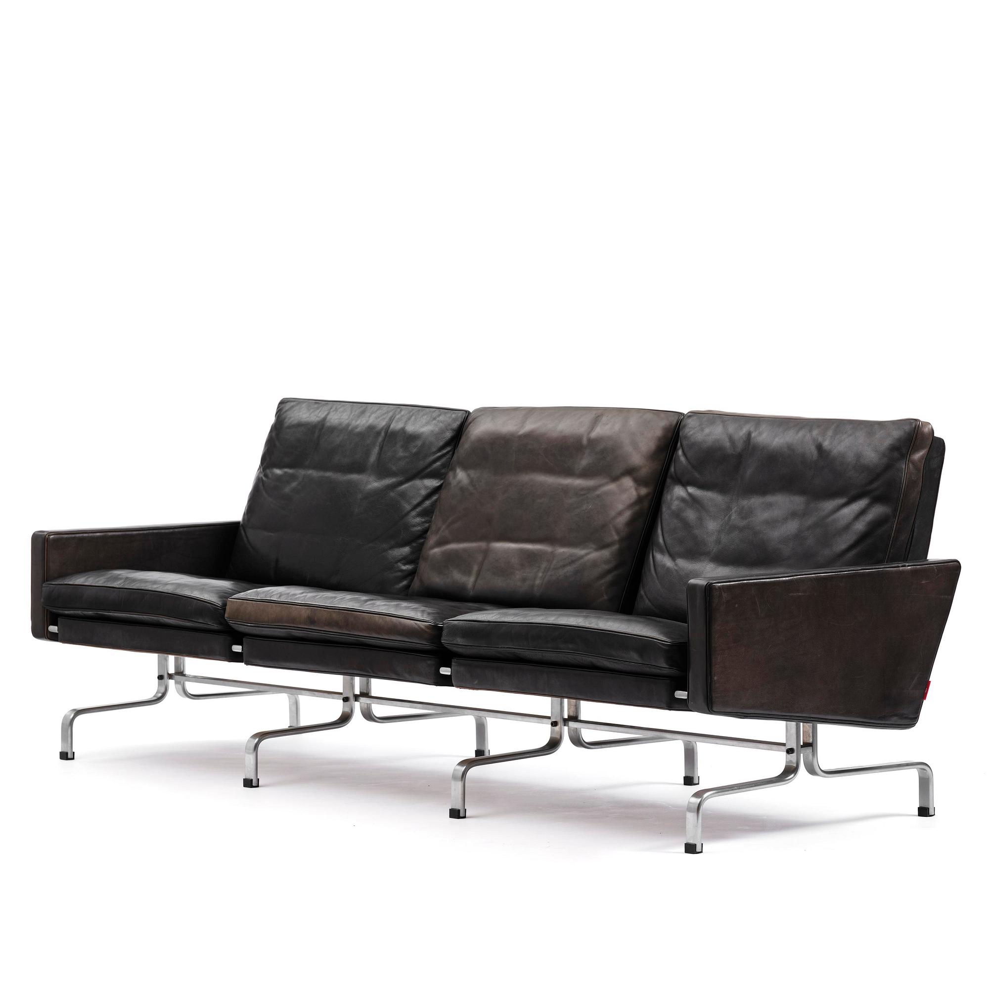 Poul Kjaerholm, a model PK31 sofa, Fritz Hansen, Denmark 2007.