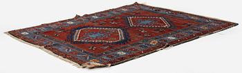 An antique Kazak rug, South Caucasus, c. 172 x 125 cm.