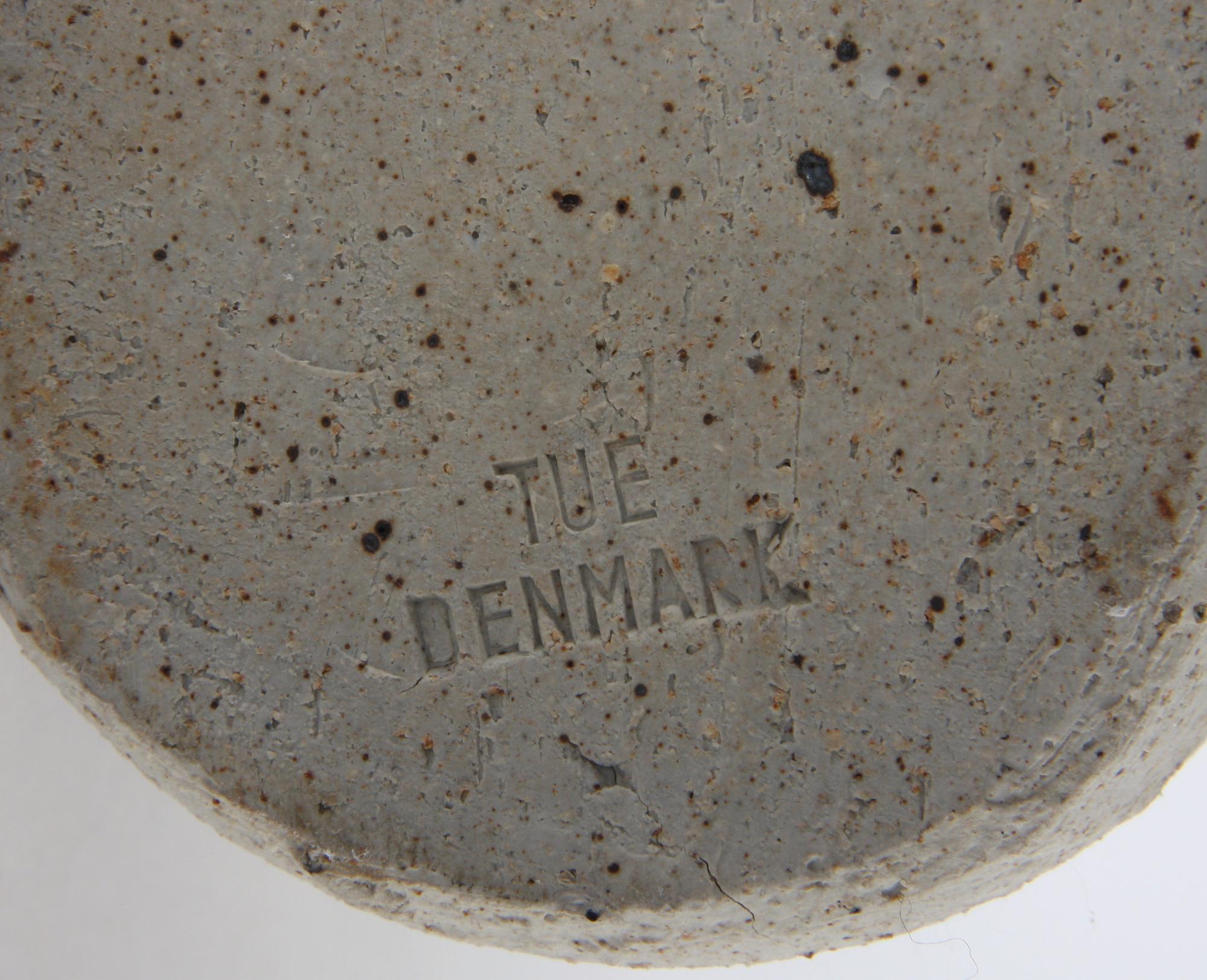 FLASKA, stengods, TUE, Danmark.