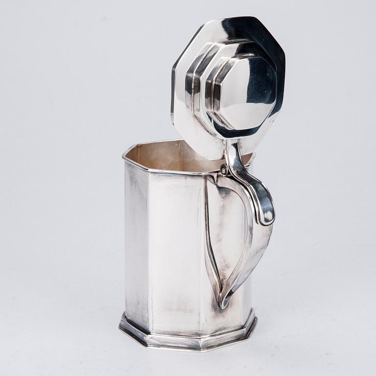STOP, silver, Johannes Siggaard, Köpenhamn Danmark 1948. Vikt 399 g.
