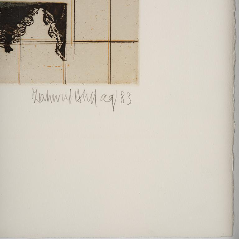 Zahoor ul Akhlaq, "Radio Photo of Objects Unidentified" from: "Hommage aux Prix Nobel" (Nobel Prize folder).