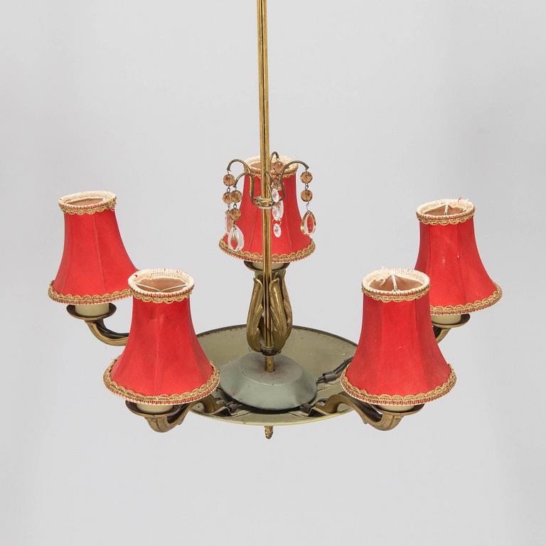 Paavo Tynell, a 1930s chandelier '1374/5 for Taito.
