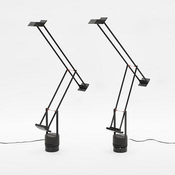 Richard Sapper, a pair of 'Tizio' lamps, Artemide, Italy.