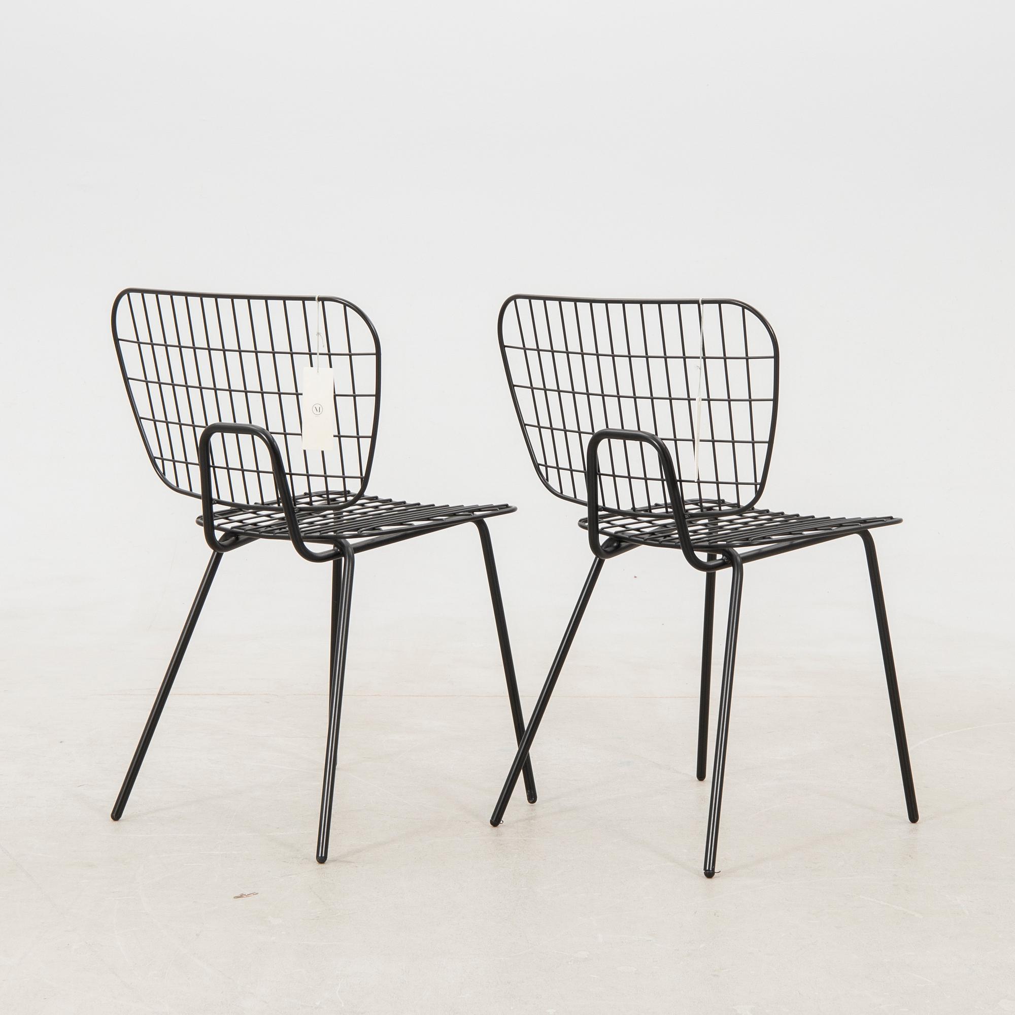 Studio WM stolar 6 st "String" för Audio Copenhagen samtida.