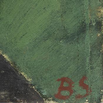 Birger Simonsson, oil on canvas, signed BS.