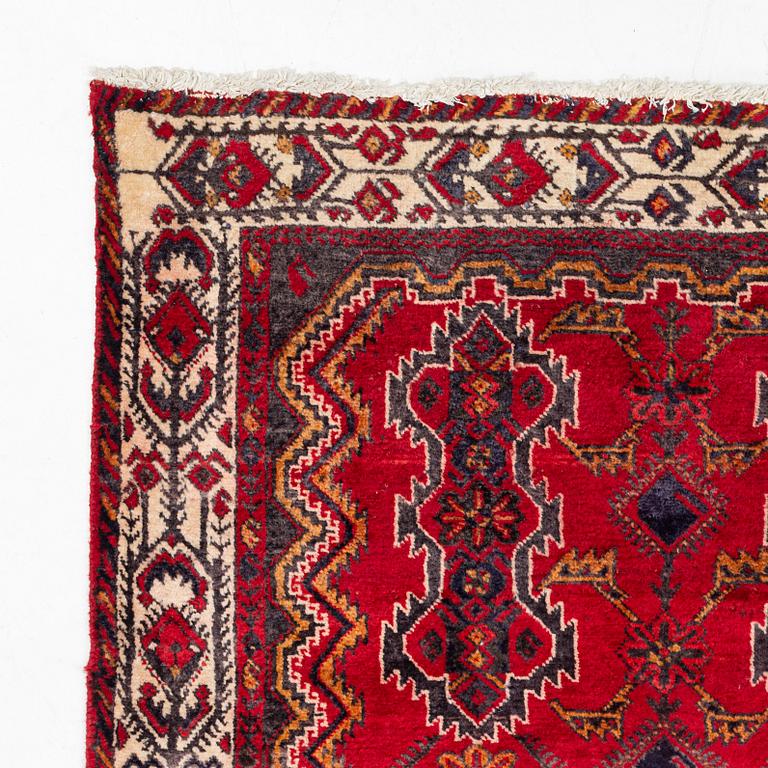 An Afshar carpet, c. 370 x 280 cm.