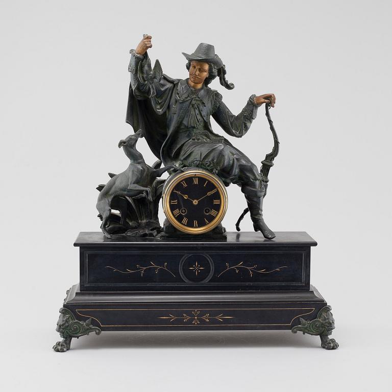 A Breveté table lamp, probably from the 19th century.