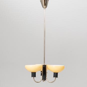 Erik Tidstrand, ceiling lamp, model "28890", Nordiska Kompaniet, 1930s-40s.