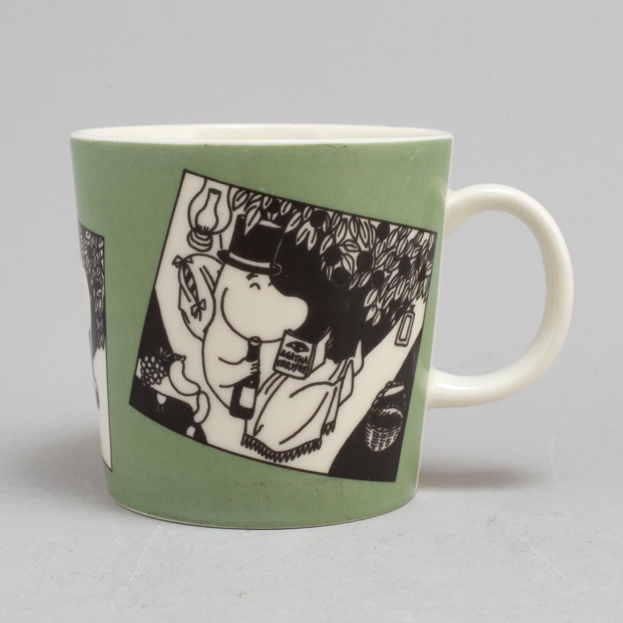 A Moomon mug, porcelain, Arabia, Finland, 1990-92.
